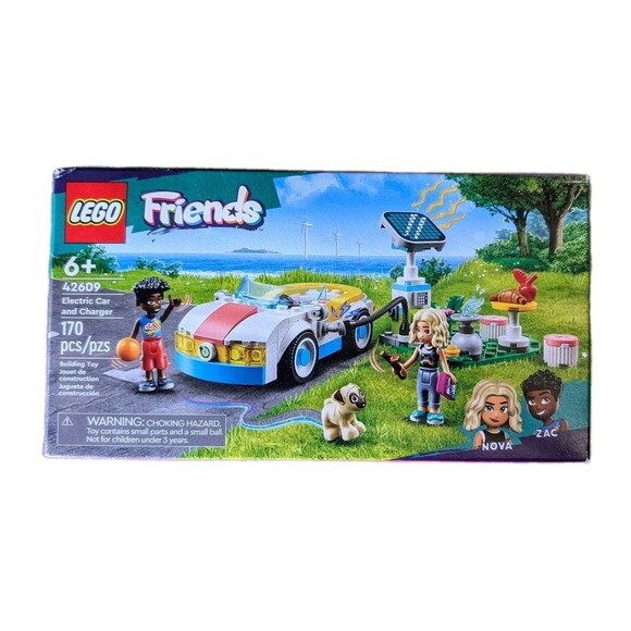 LEGO FRIENDS - Electric Car and Charger - 42609 - 170 Pieces - New - Picture 1 of 4